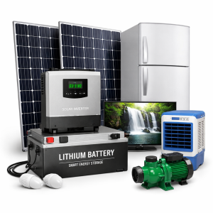 نیروگاه خورشیدی باغ و ویلا پکیج برنزی با باتری اسیدی | راهکار اقتصادی برای برق پایدار