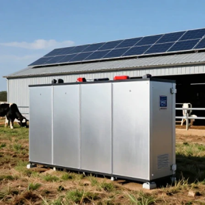 نیروگاه خورشیدی دامداری پکیج الماسی | قدرت بی‌نهایت با باتری لیتیومی